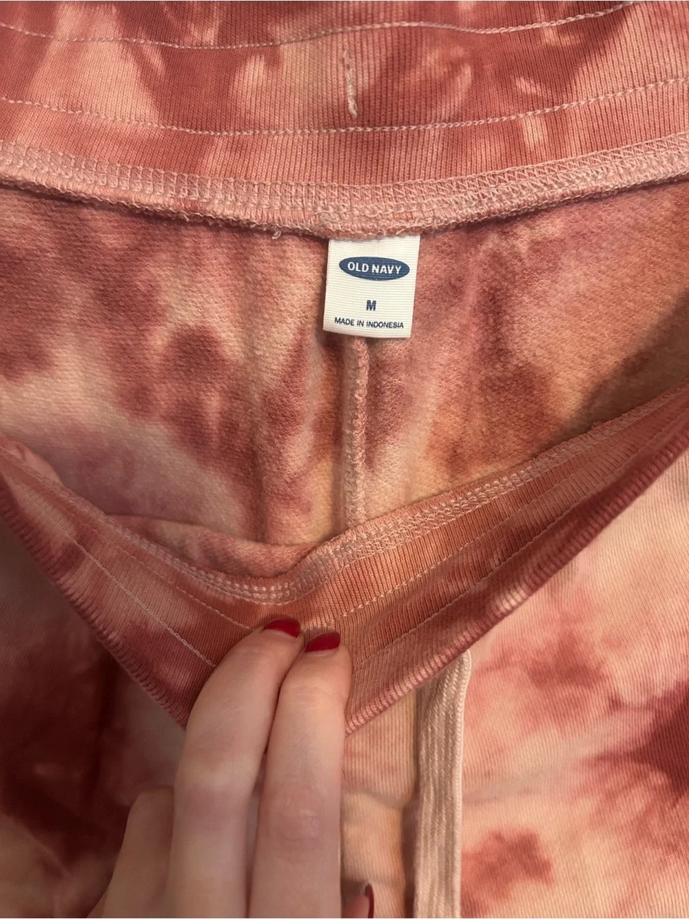 Old Navy Pink Tie-Dye Crewneck Sweatshirt & Pants. Matching set-READ CAPTION